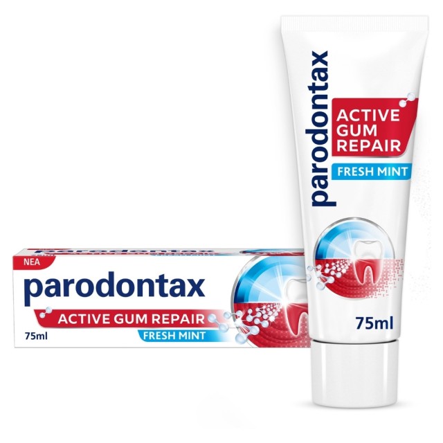 Parodontax Active Gum Repair Fresh Mint 75ml (Οδοντόκρεμα για την Αποκατάσταση των Ούλων που Αιμορρα